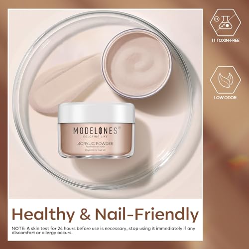 Modelones Nude Chocolate Acrylic Powder Set - C2 Going Nude (6 Colors)