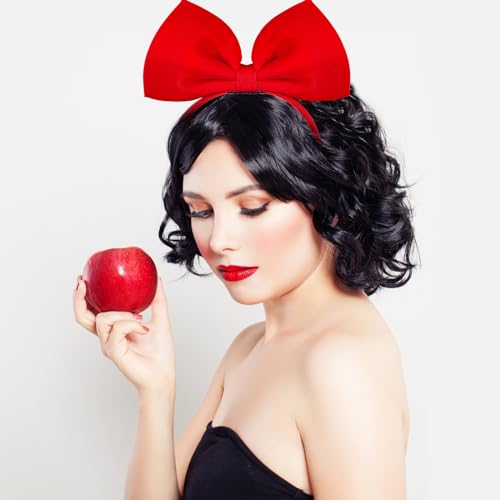 Red Bow Headband for Women - Perfect for Christmas & Halloween