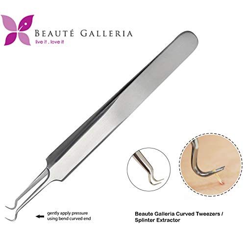 Beaute Galleria Stainless Steel Curved Blemish Extractor Tool