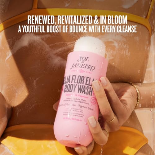 Sol de Janeiro Beija Flor Body Wash - Sulfate-Free, Moisturizing Cream with Fruity Vanilla Scent