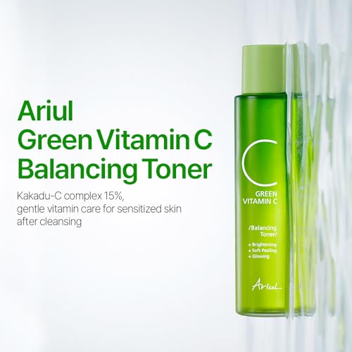 Ariul Vitamin C Toner with Kakadu-Complex & PHA - Hydrating, Soothing & Skin Balancing, 150ml