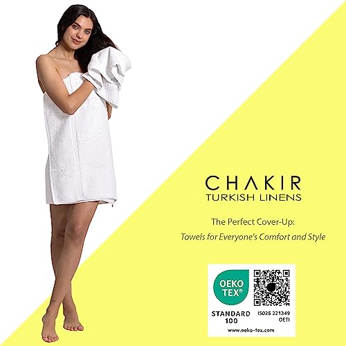 Chakir Turkish Linens 100% Cotton Washcloths | 4-Piece Set