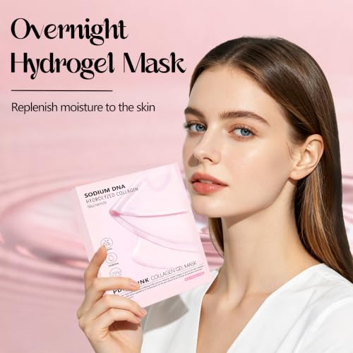 Salmon DNA Collagen Face Mask Overnight Hydrating & Firming Gel Sheet