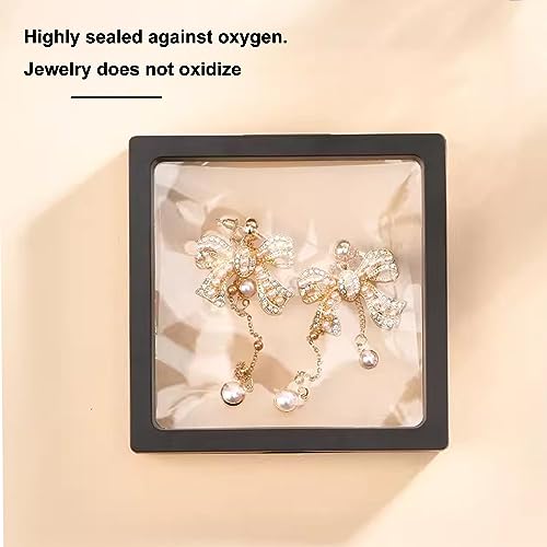 5Pcs Transparent Jewelry Storage Box - Dustproof & Moisture-Proof