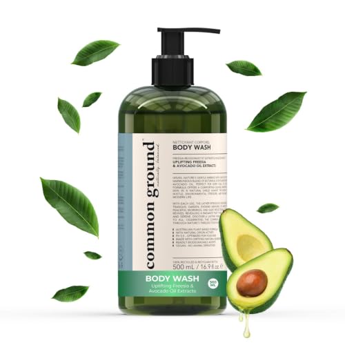 COMMON GROUND Botanical Freesia Moisturizing Body Wash 16.9 Fl Oz for Sensitive Skin