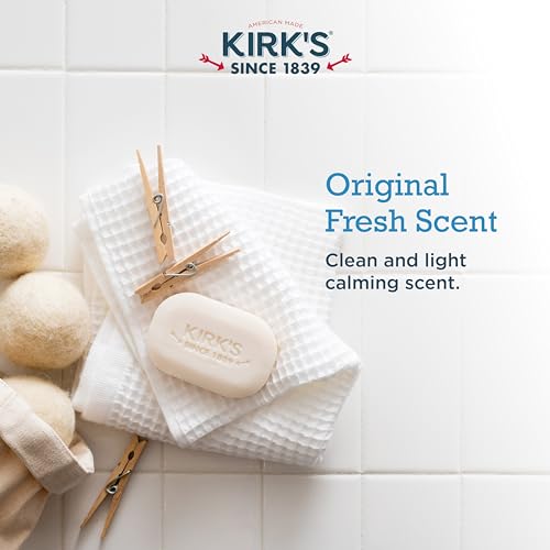 Kirk's Original Coco Castile Soap - Pack of 3, Hypoallergenic