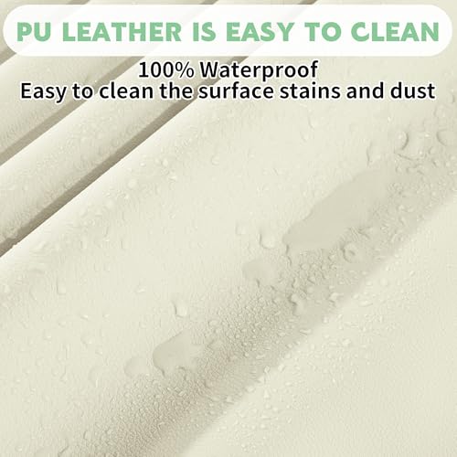 BALAPET White Waterproof PU Leather Lash Bed Sheets for Eyelash & Beauty Beds