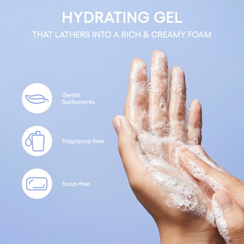 LANEIGE Water Bank Gentle Gel Facial Cleanser, 2.7 Ounce Hydrating Wash