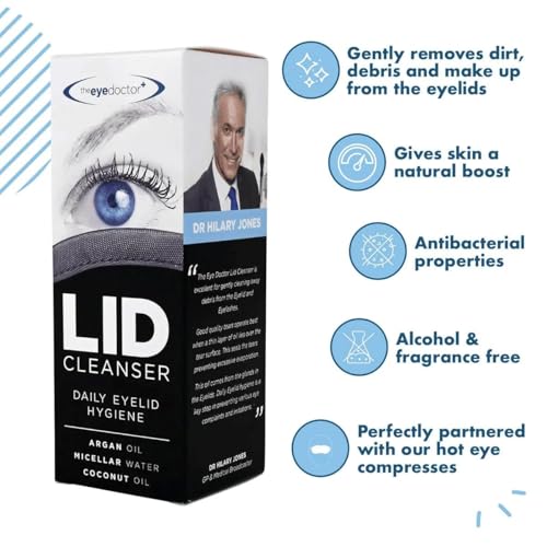 The Eye Doctor Lid Cleanser Twin Pack - 3.38 Fl Oz, Gentle Eyelid Cleanser