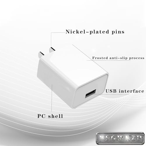 Water Flosser Charger 5V 1A USB Wall Adapter for Oral Care Devices