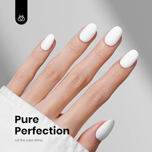 Beetles White Gel Polish 15ml - Hema-Free Soak Off Nail Polish