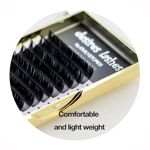 Flat 0.20mm D Curl Ellipse Lashes Extensions - 13mm Length