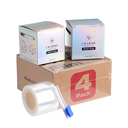 Charme Princesse Disposable Tattoo Wrap Film 4-Pack - 300m Microblading Prep