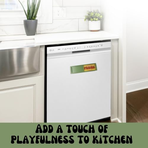 Funny Clean Dirty Dishwasher Magnet - Retro Kitchen Gadget