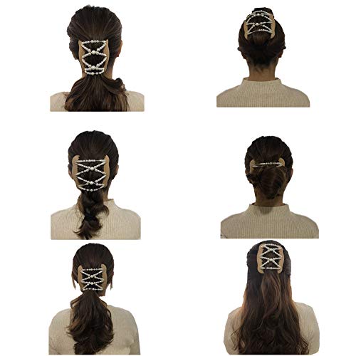 LOVEF Pear Hair Comb Bun Maker - Durable Hair Clip for Easy Updos