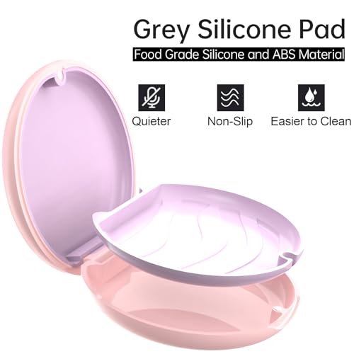 Invisalign Retainer Case with Tool & Brush - Pink Slim Design