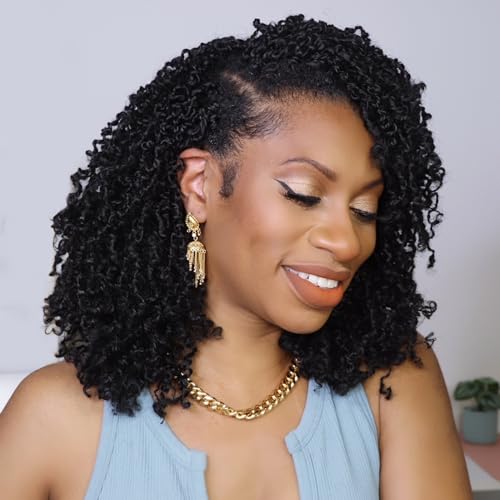 Toyotress Yanky Twist Crochet Hair - 12 Inch Short Bob Spring Mini Twists