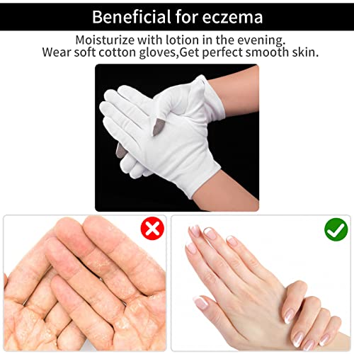 Sibba Touch Screen Moisturizing Gloves for Dry Hands - 2 Pairs