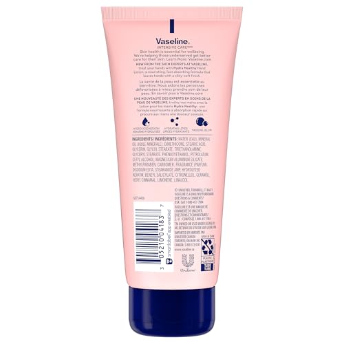 Vaseline Hand & Nail Cream with Keratin 75ml - Moisturizes Dry Hands & Strengthens Nails