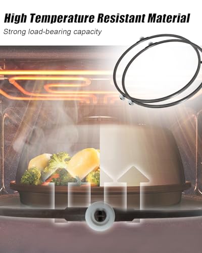9.5 Inch LG Microwave Turntable Roller Support Ring - 2 Pack