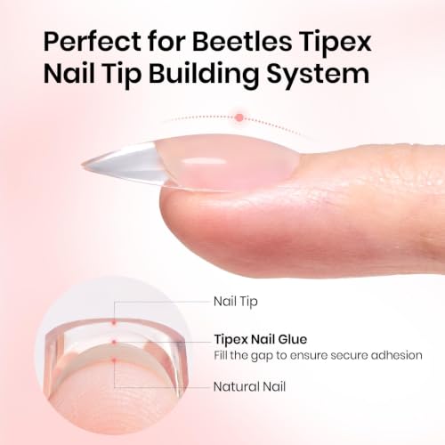 Beetles Nail Glue Gel for Tipex Nail Tips - 2Pcs 20g
