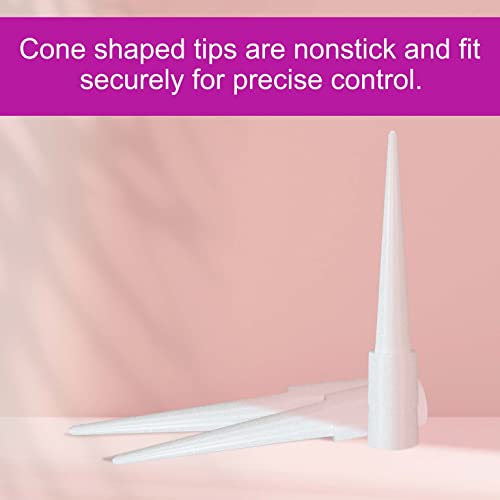 Nail Extension Nozzle Tips for Silk Wrap & Fiber Glass Adhesive - Replacement for Stikr