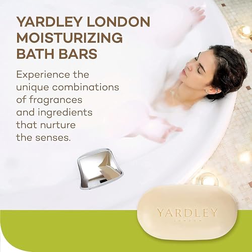 Yardley Fresh Aloe Bar Soap - Aloe & Avocado, 4.25 oz, 4 Pack
