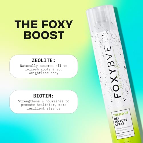 FoxyBae Tossed Up Dry Texture Spray with Biotin for Volumizing Hair - 7 Fl Oz