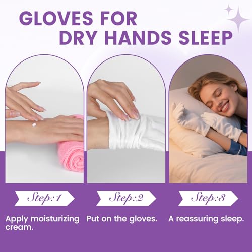 60 Pairs White Cotton Gloves for Eczema & Hand Care - UGODAR, Stretchable, Reusable, Spa & Work Gloves