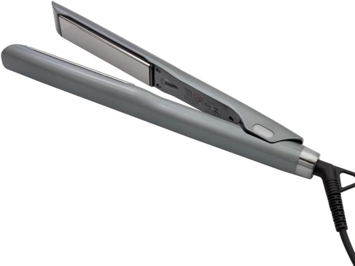Professional Hair Straightener - Titanium Black Plates, LCD Display, 500°F, Anti-Frizz, Dual Voltage
