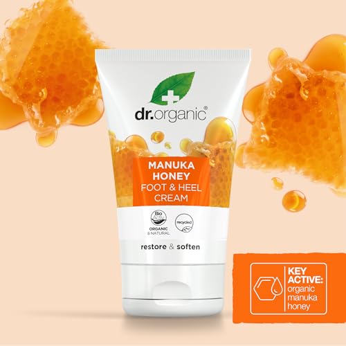 Dr Organic Manuka Honey Foot Cream - Moisturizing & Repairing 125ml