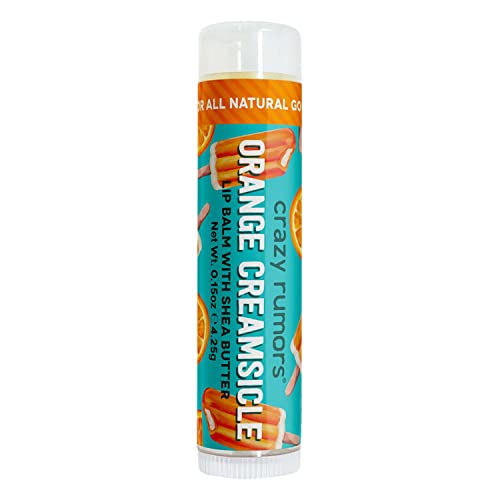 Crazy Rumors Orange Creamsicle Vegan Lip Balm 1-Pack - Natural & Cruelty-Free