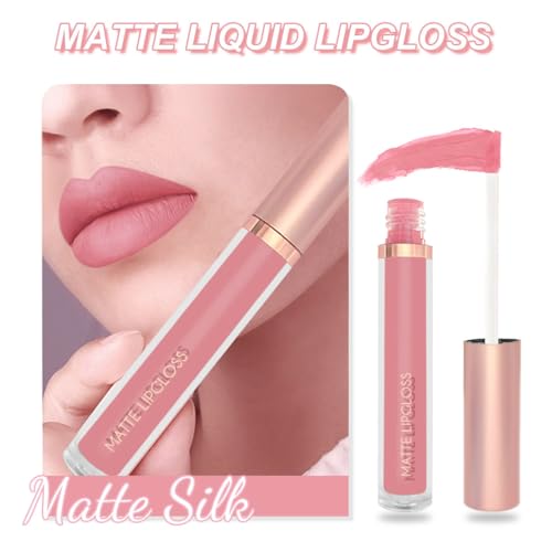BestLand 3PCS Soft Nude Liquid Lipstick Set - Matte & Waterproof