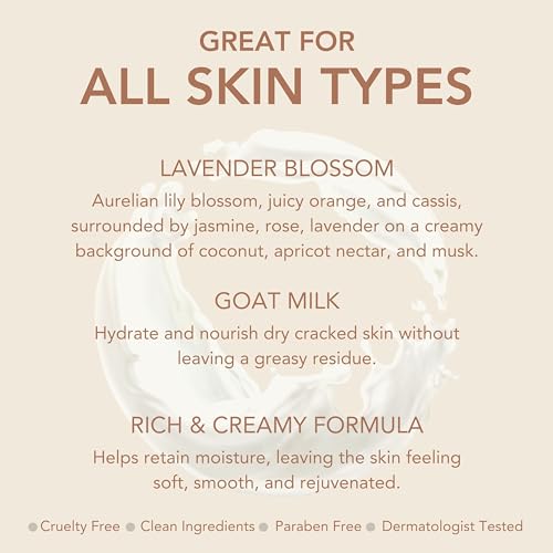 Dionis Goat Milk Hand Cream Lavender Blossom - 1 oz Pack of 4