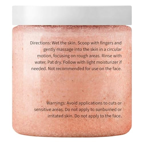Essentially KateS Himalayan Salt Body Scrub with Almond Oil – 10 oz (Variation: Himalayan Salts)