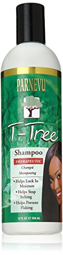 Parnevu Tea Tree Therapeutic Shampoo - Moisturizing, Anti-Itch & Flake Control, 12 oz