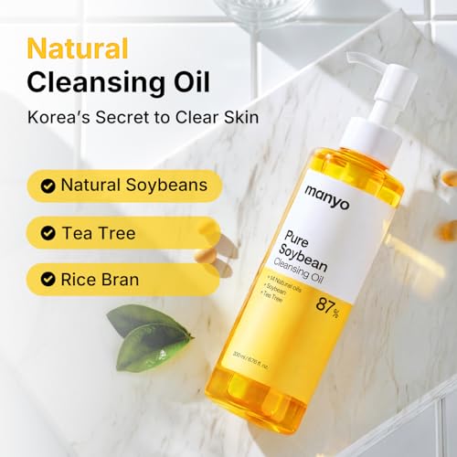 MANYO Pure Cleansing Oil - Natural Face Makeup Remover & Blackhead Care 200ml