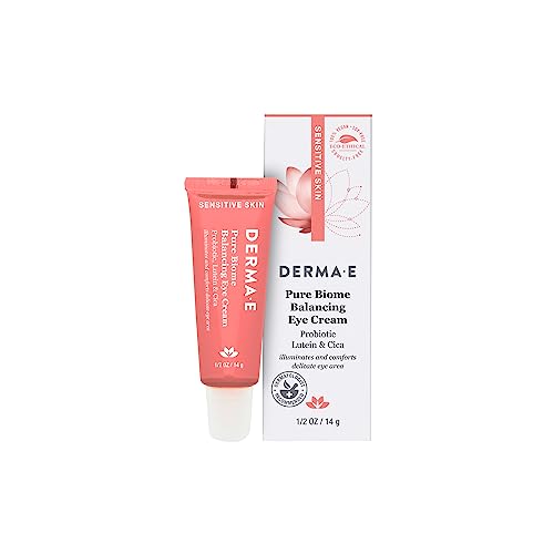 Derma E Biome Balancing Eye Cream for Dark Circles & Puffiness - 0.5 oz