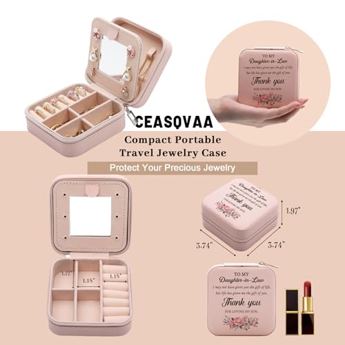 Jewelry Box for Daughter-in-Law - Stylish Travel Organizer
