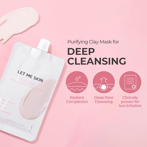 Deep Cleansing Pink Berry Clay Mask 70g – Pore Care & Smooth Skin