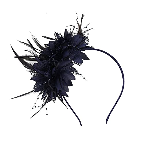 Eforcase Red Feather 1920s Flapper Headband Great Gatsby Party Accessory