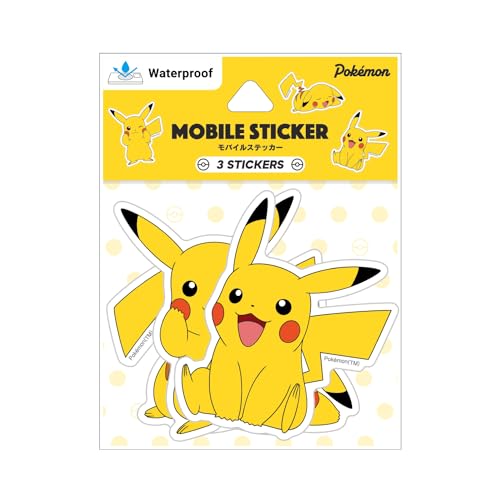 Pokémon Pikachu Mobile Sticker - Customizable for Phones & Mirrors