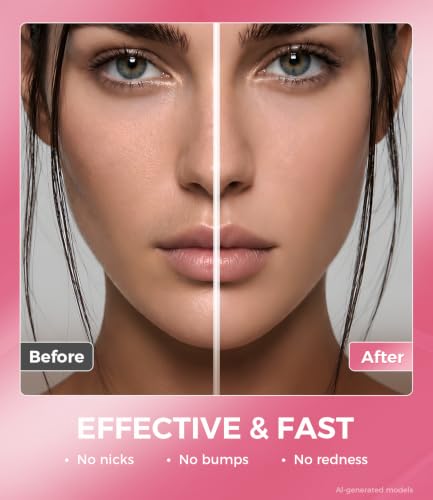PRITECH Pink Bikini Trimmer for Women - Dual Head Hair Remover