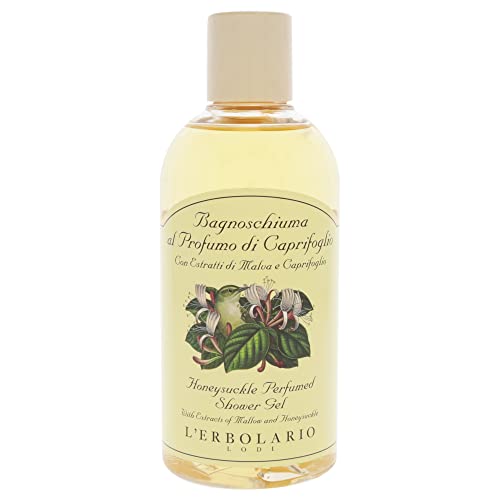 L'Erbolario Honeysuckle Moisturizing Shower Gel - Nourishing Body Wash 8.4oz