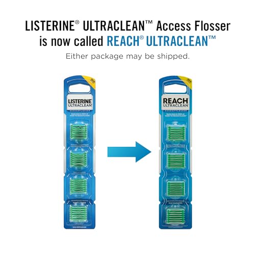 REACH Ultraclean Mint Flosser Refill Heads - 28 Count (Pack of 3)