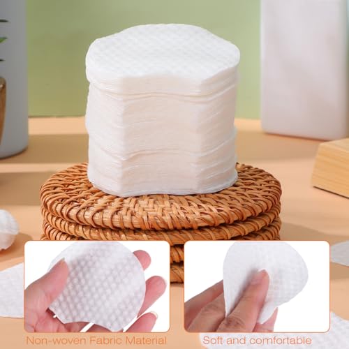 Beavorty 600pcs Makeup Remover Pads - Deep Cleansing Facial Wipes for Skin
