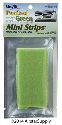 Nu-Calgon PurCool Green Condensate Pan Strips for Air Conditioners, Up to 5 Tons