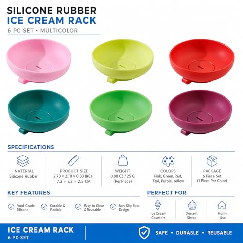 Drip-Free Popsicle Holders for Kids - 6 Pack with Storage Box