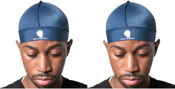 Silky Wave Cap for 360, 540 & 720 Waves - Soft Breathable Durag Beanie for Men