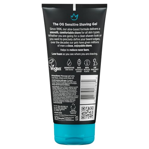King of Shaves Sensitive Shave Gel Duo - 5.9 oz (Pack of 2)